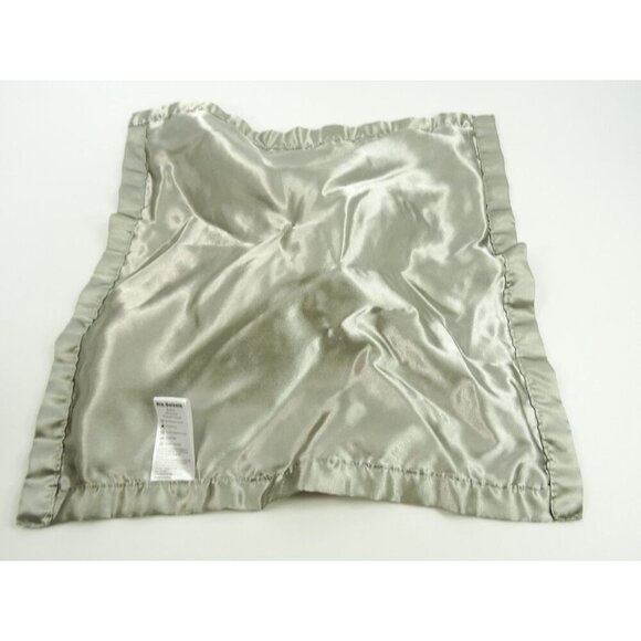 Pro Goleem Elephant Lovey Gray Security Blanket Baby Satin Edge 16 x 16in - Picture 6 of 8